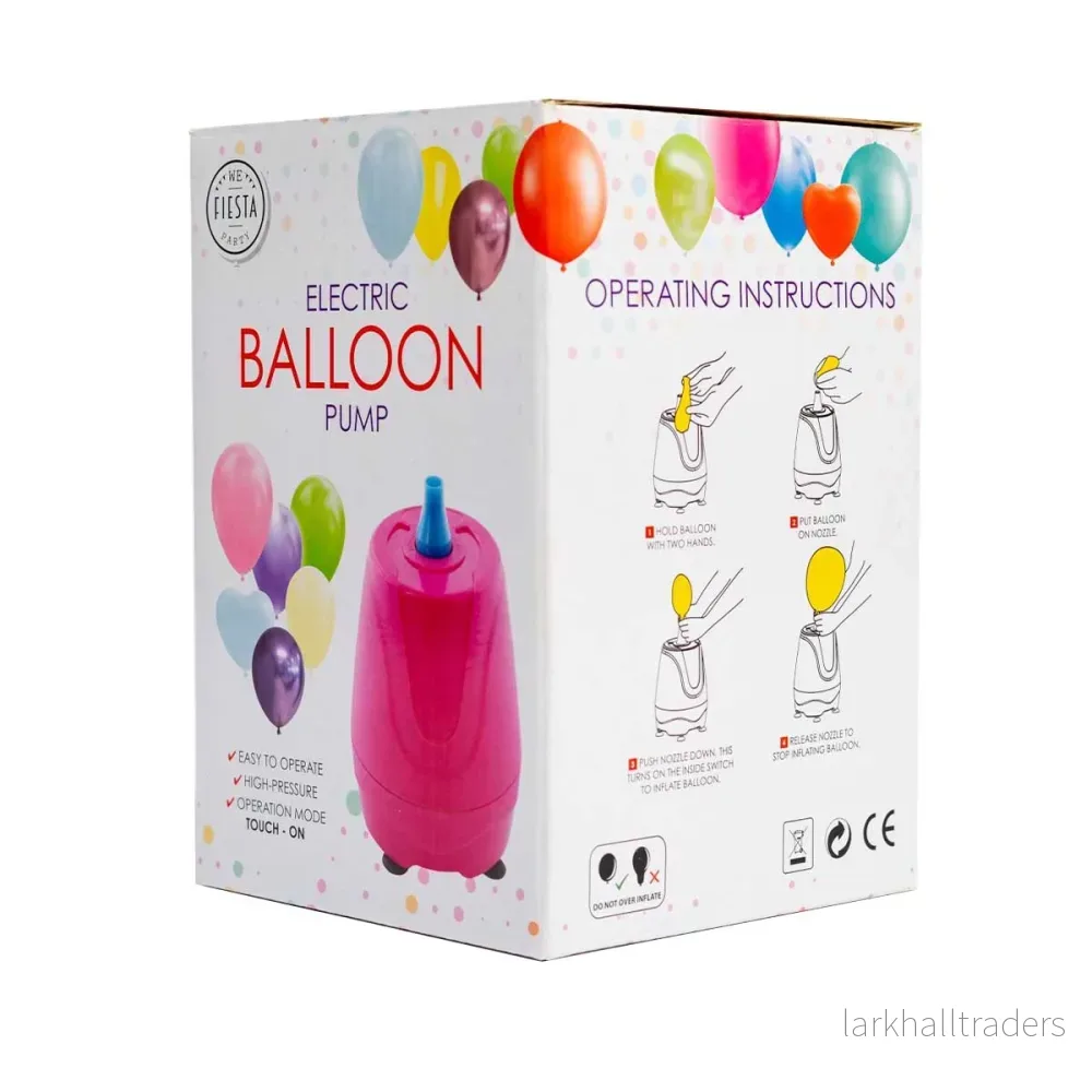 Elektrisk ballongpump 300W 1,6PSI (Rosa) - Bild 2