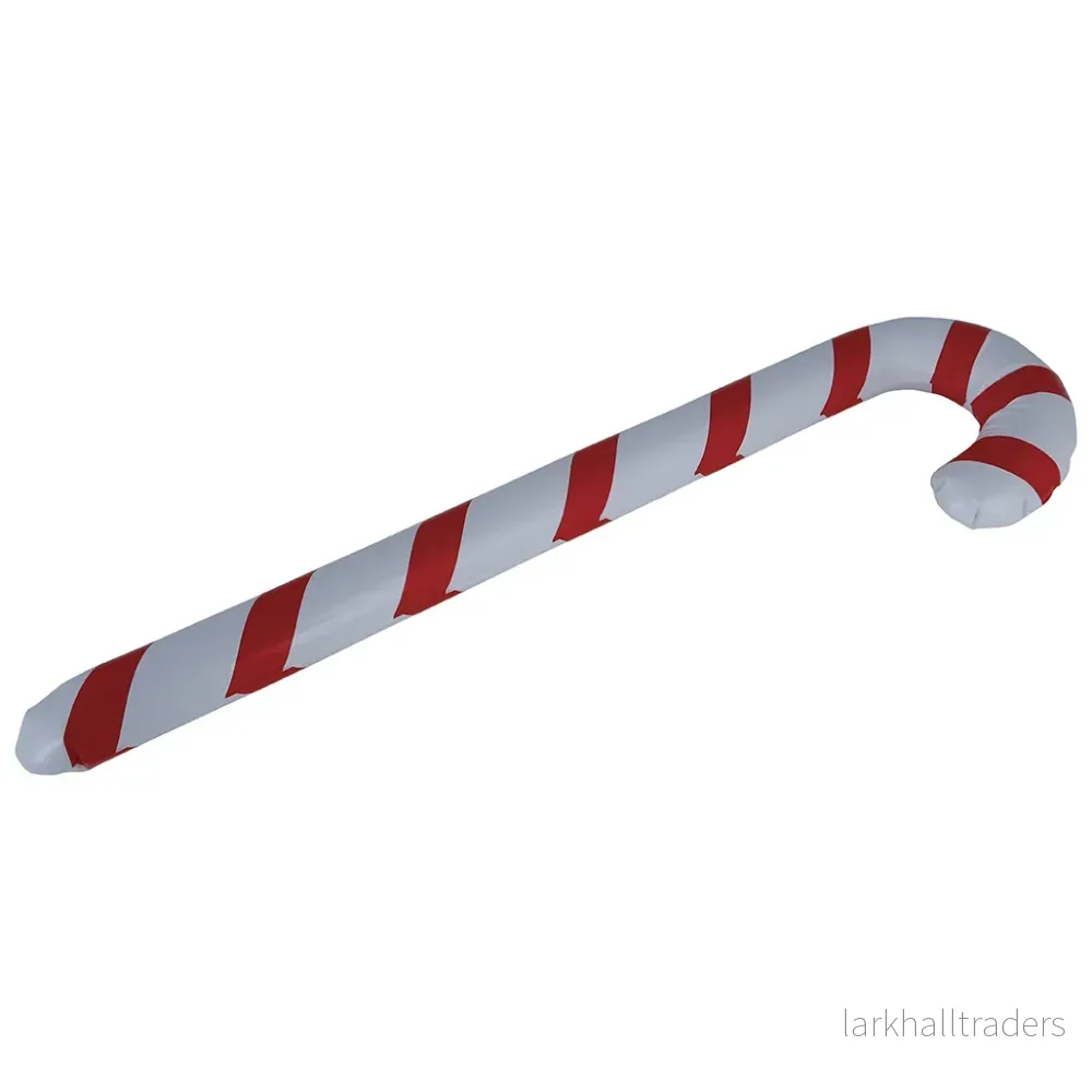 Uppblåsbar käpp, polkagris 90 cm - Bild 2