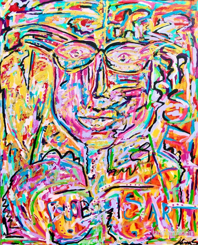 Wild Soul Original Målning - Bild 2