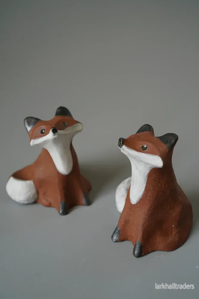 The Fox that keeps you company Skulptur