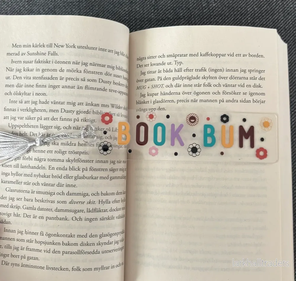 Bokmärke Transparent – Book Bum Bokmärke Transparent – Book Bum