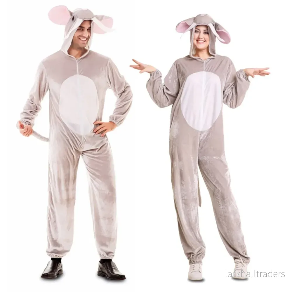 Dräkt, elefant grå M/L