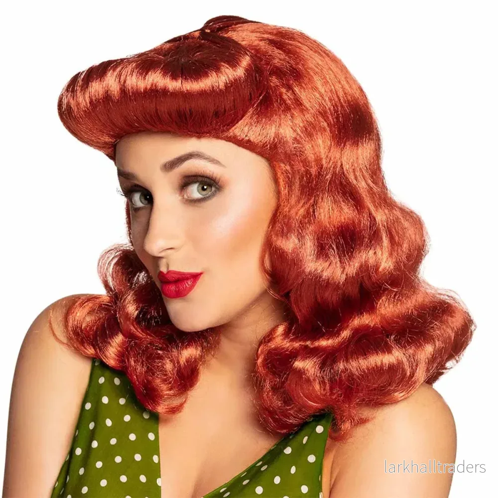 Peruk, pin-up rockabilly 50-tal Peruk, pin-up rockabilly 50-tal