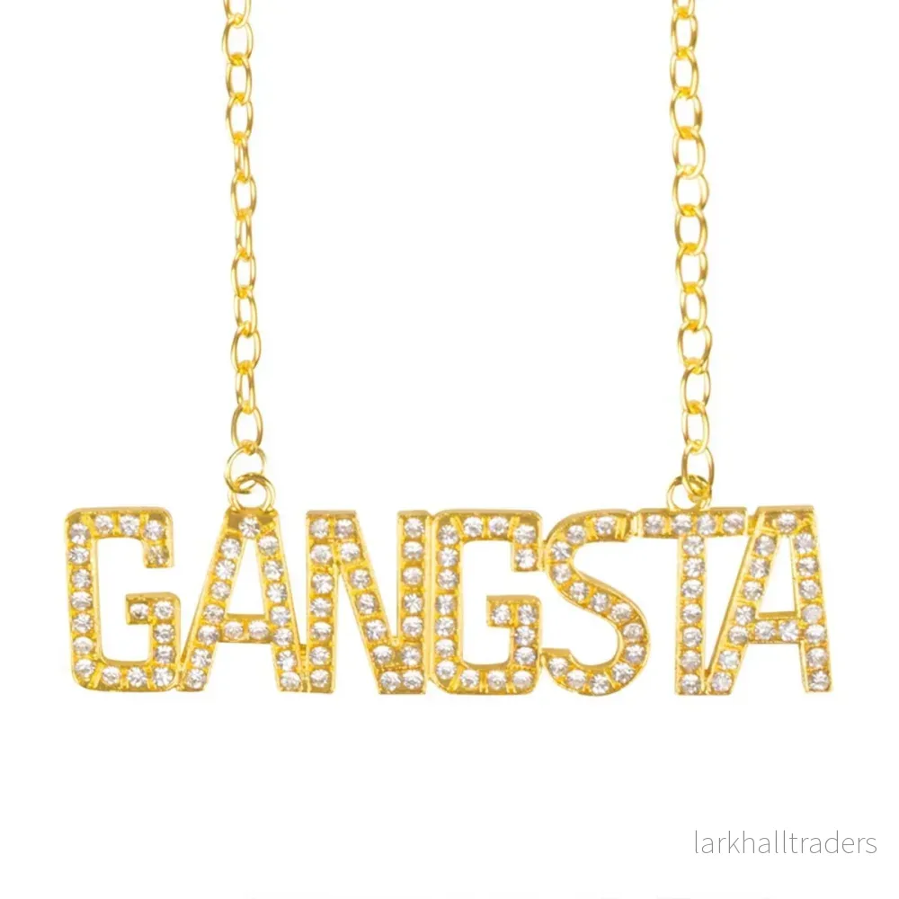 Halsband, gangsta guld Halsband, gangsta guld
