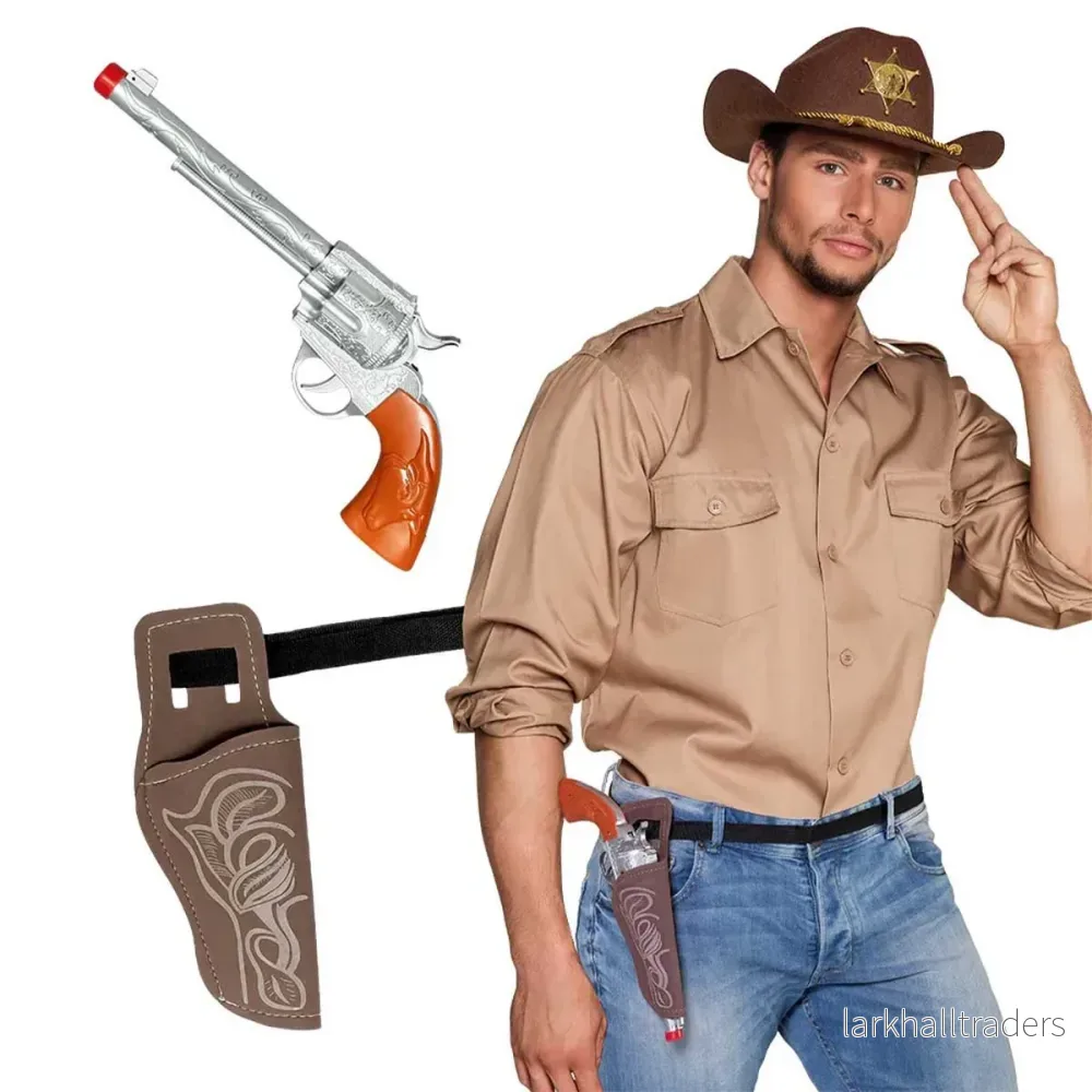 Cowboyset, pistol och hölster Cowboyset, pistol och hölster