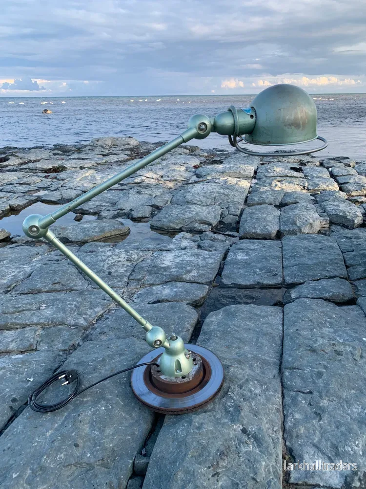 Jieldé bords-/vägg-/taklampa - 2 armar (grön) - Bild 2
