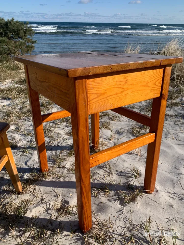 Skolbänk med stol - Bild 2