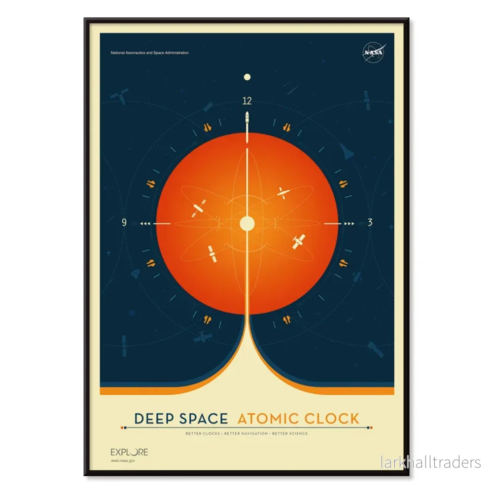 Atomklocka för djup rymd Poster - Bild 2