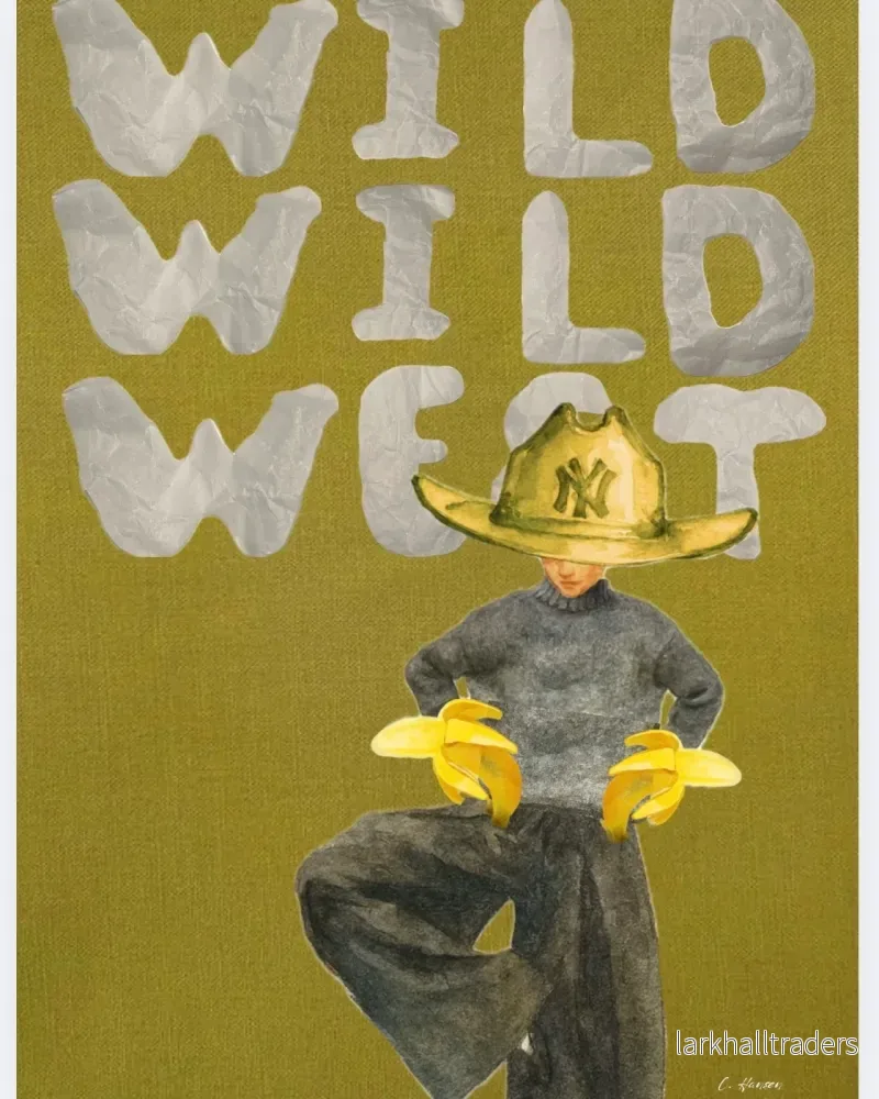 Wild Wild West banana yankee på Poster papper - Bild 3