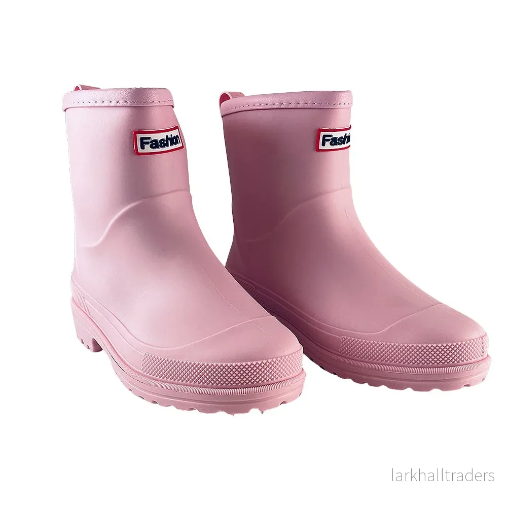 Gummistövlar för Kvinnor Modell Svart eller Rosa - Bild 3