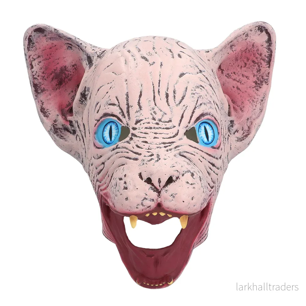Latexmask, horror cat - Bild 3