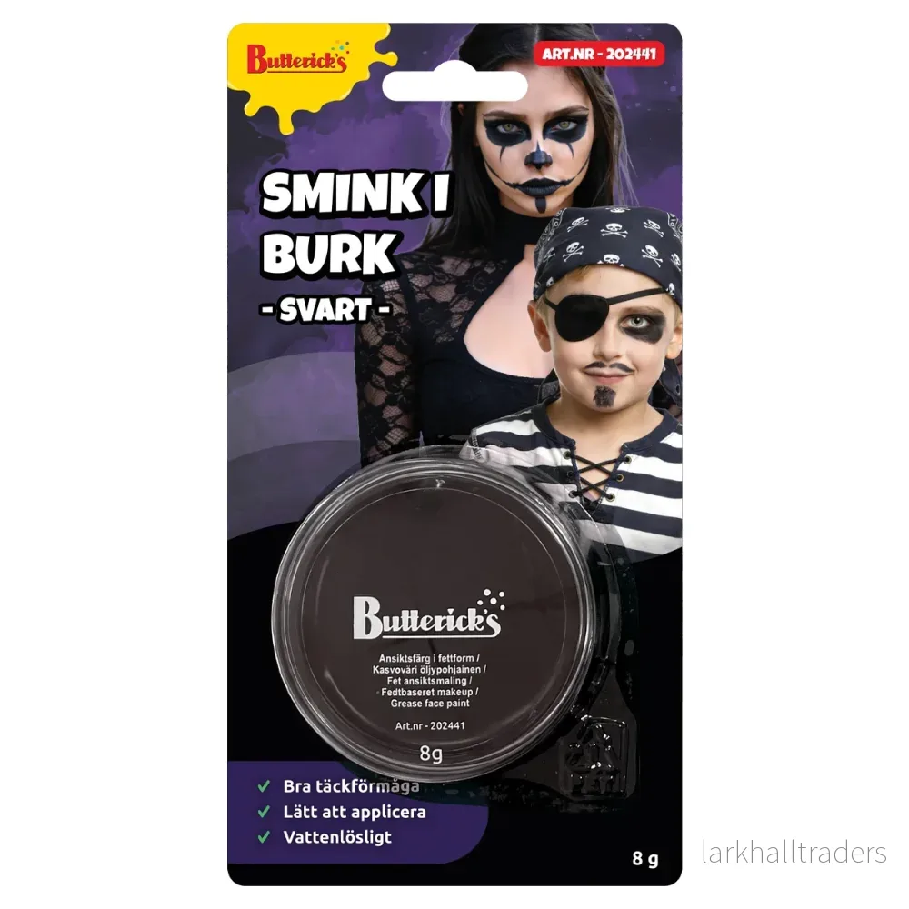 Smink i burk, svart Smink i burk, svart