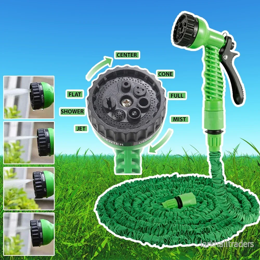 Magic Hose flex trädgårdsslang / vattenslang – grön eller blå – flera längder – Magic Hose flex trädgårdsslang / vattenslang – grön eller blå – flera längder –