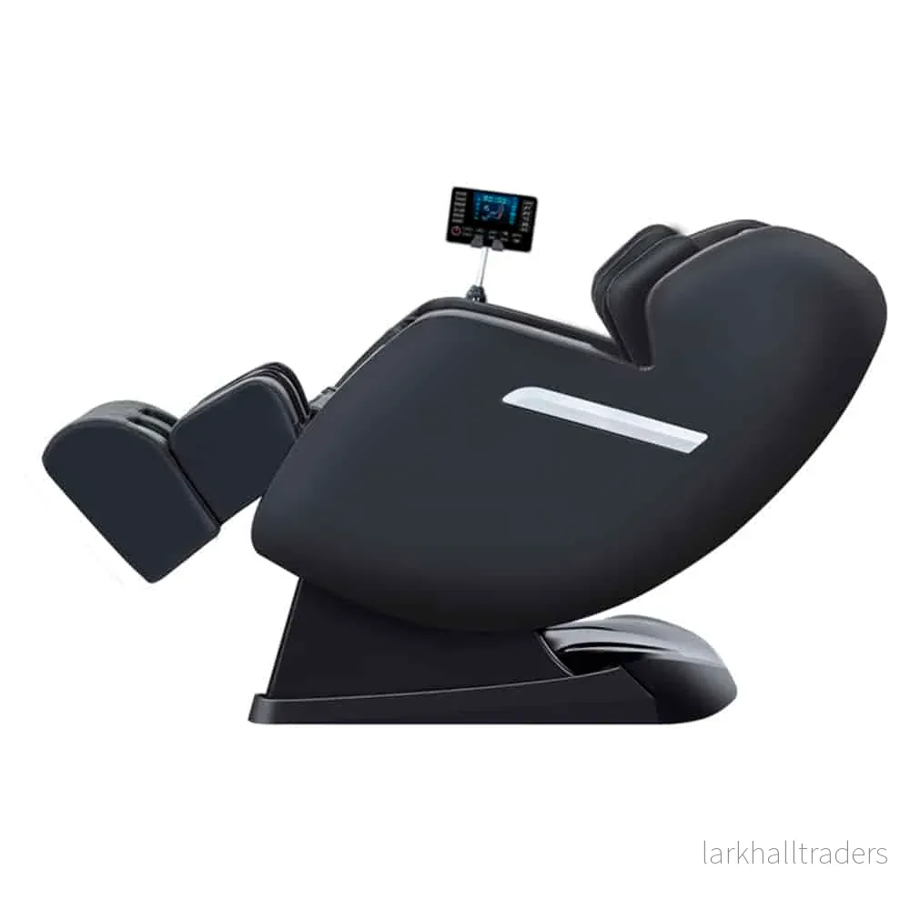 Massagestol 4D med SL-teknologi, lufttrycksmassage, värmeterapi och stor pekskärm – Modell A6 Svart - Bild 3