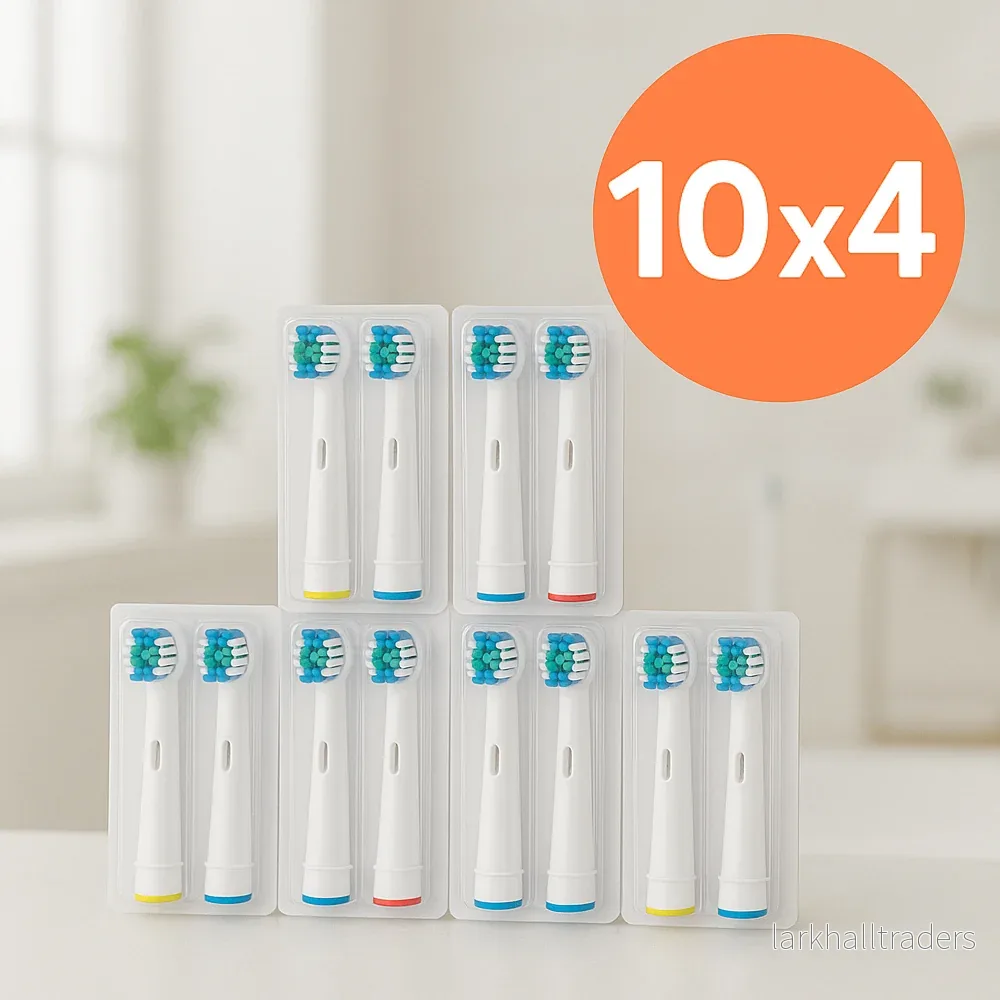 10 x 4 stycken. tandborsthuvuden för Oral-B 10 x 4 stycken. tandborsthuvuden för Oral-B