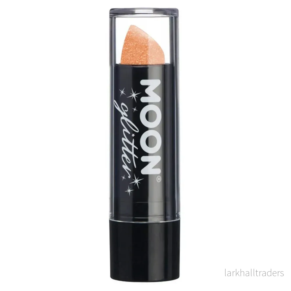 Moon Glitter Iridescent Glitter Lipstick, orange 5 g Moon Glitter Iridescent Glitter Lipstick, orange 5 g