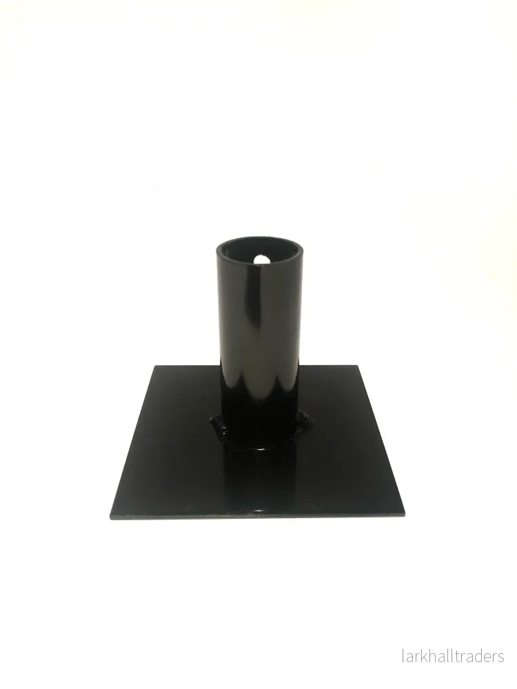 Ljusstake - enkel, liten (svart) - Bild 2