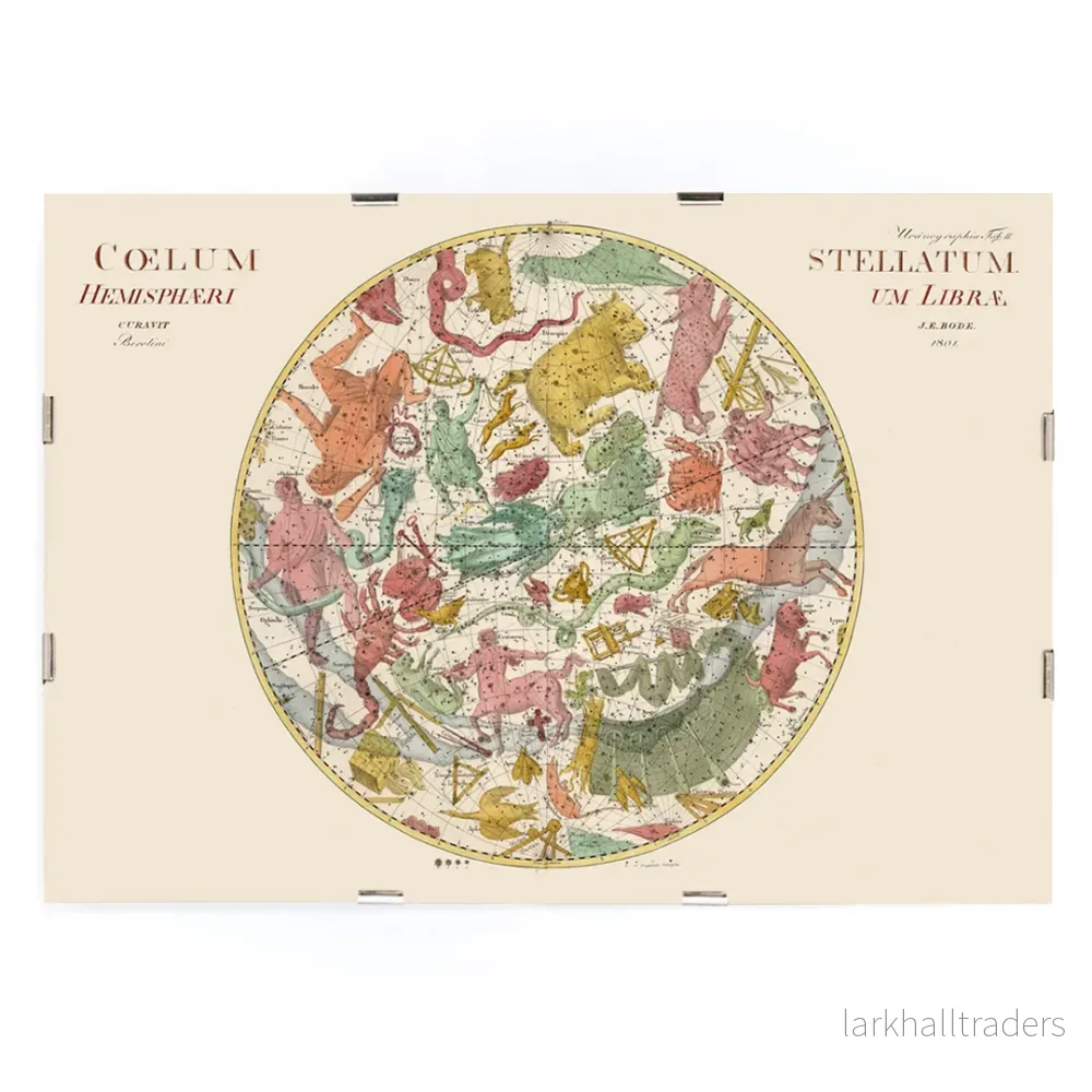 Coelum Stellatum Hemisphaerium Librae Poster - Bild 3