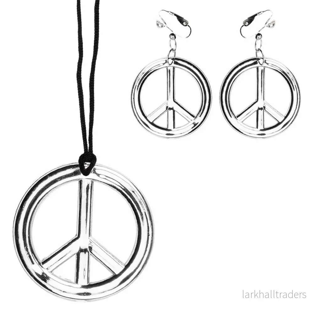 Hippieset, halsband & örhängen