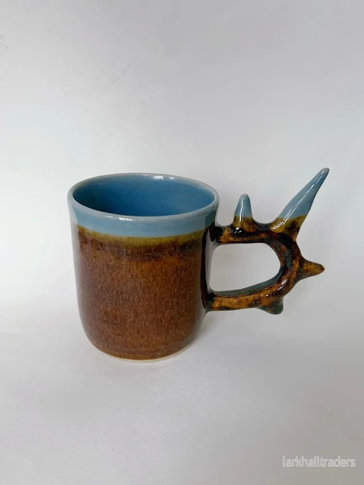 Spiky Cup - Guldbrun & Himmelsblå