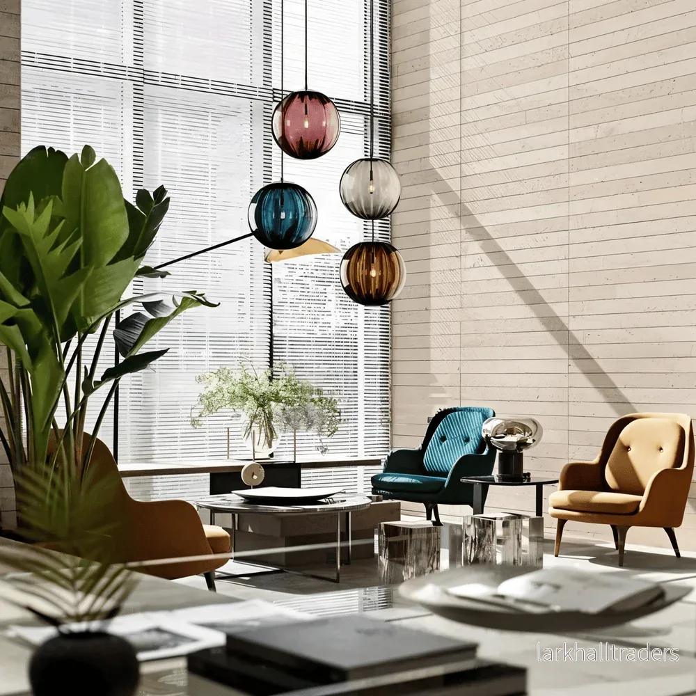 Glasora – Nordisk Pendellampa med Färgade Glasglober Glasora – Nordisk Pendellampa med Färgade Glasglober