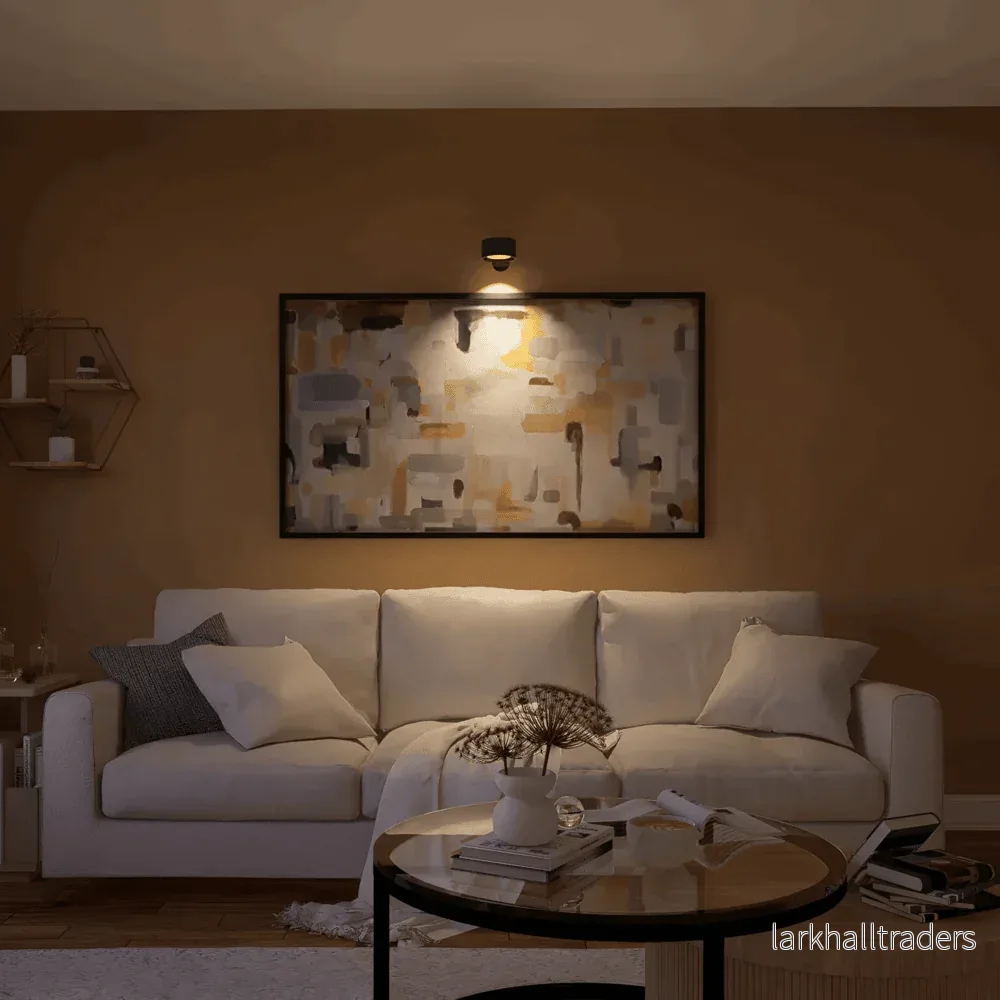 OrbitaLight – 360° Roterbar Trådlös LED Vägglampa med Touchkontroll & USB-laddning - Bild 3
