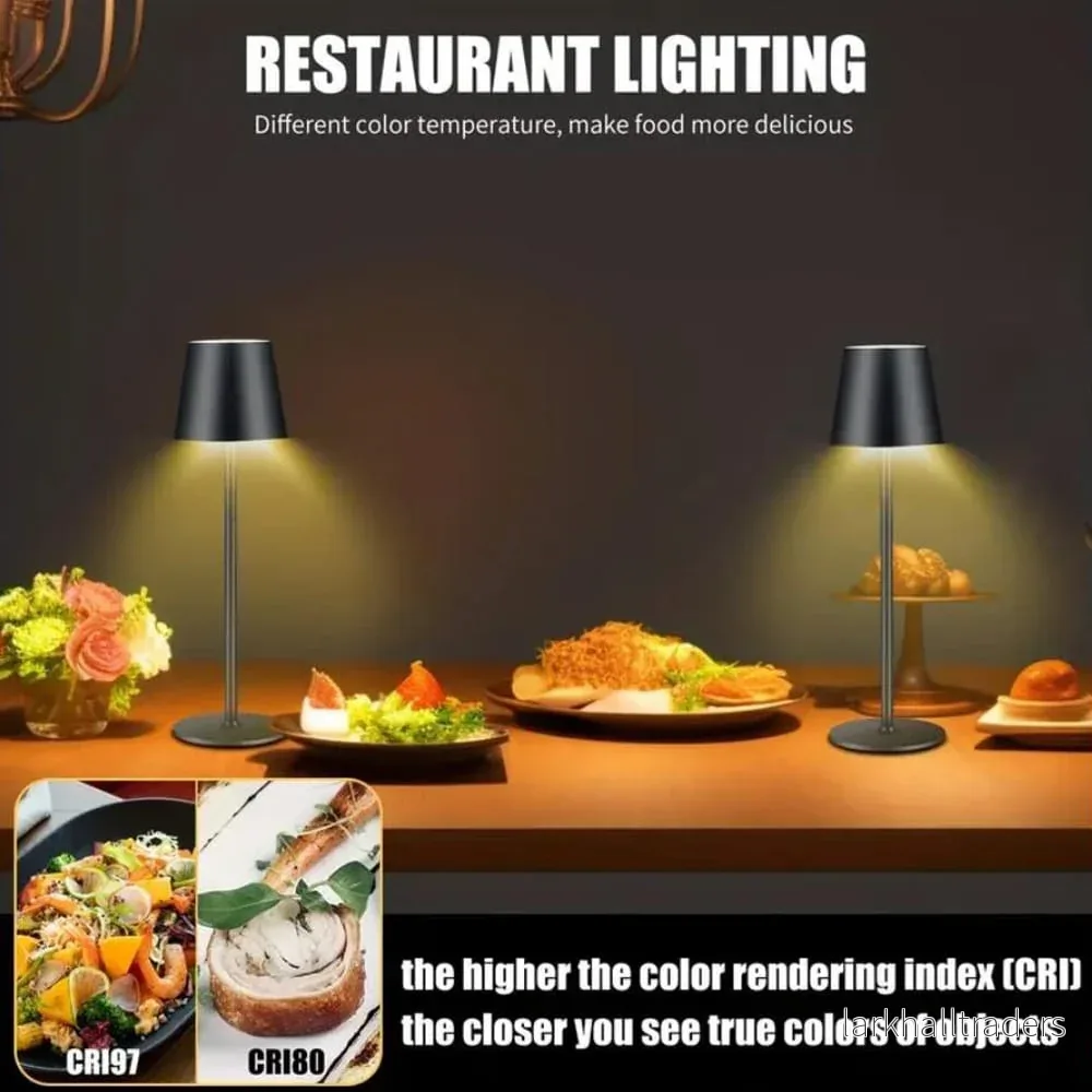 LED-bordslampa med touch och uppladdningsbar funktion - Bild 3
