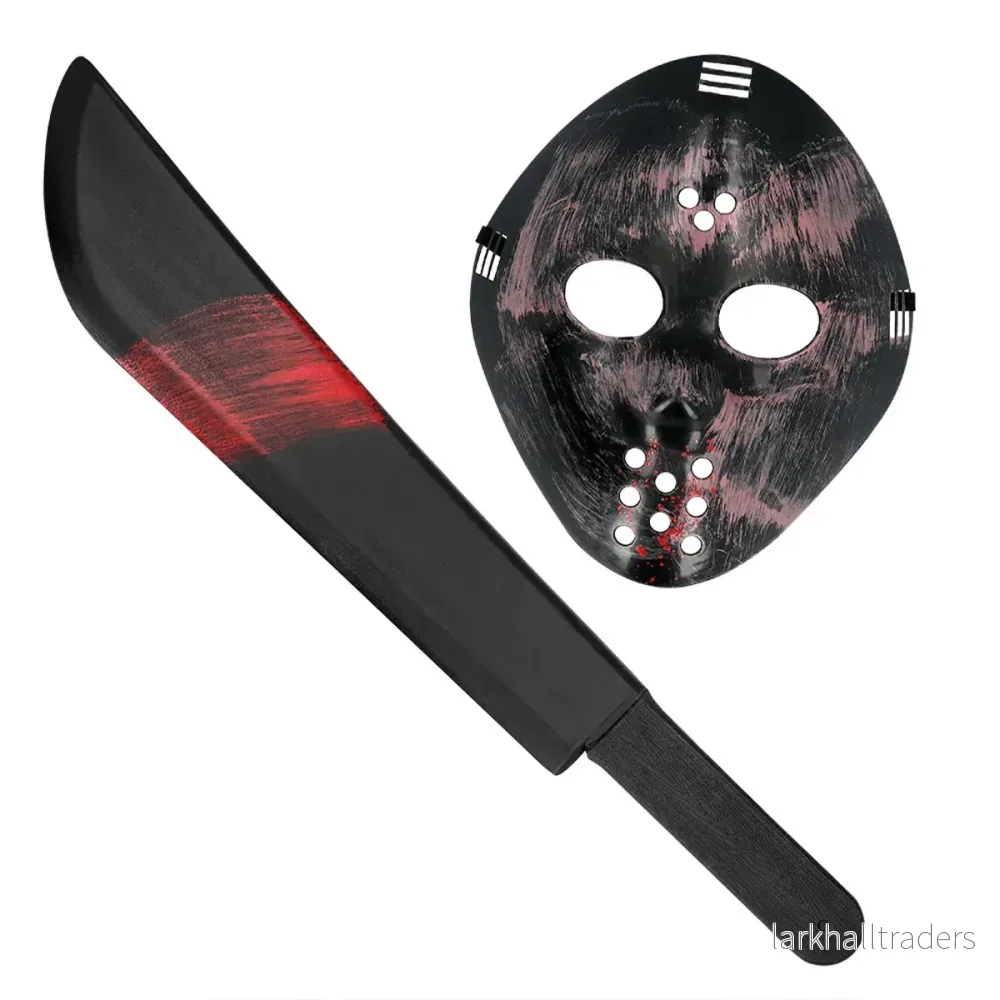 Hockeymask med machete 53 cm - Bild 2
