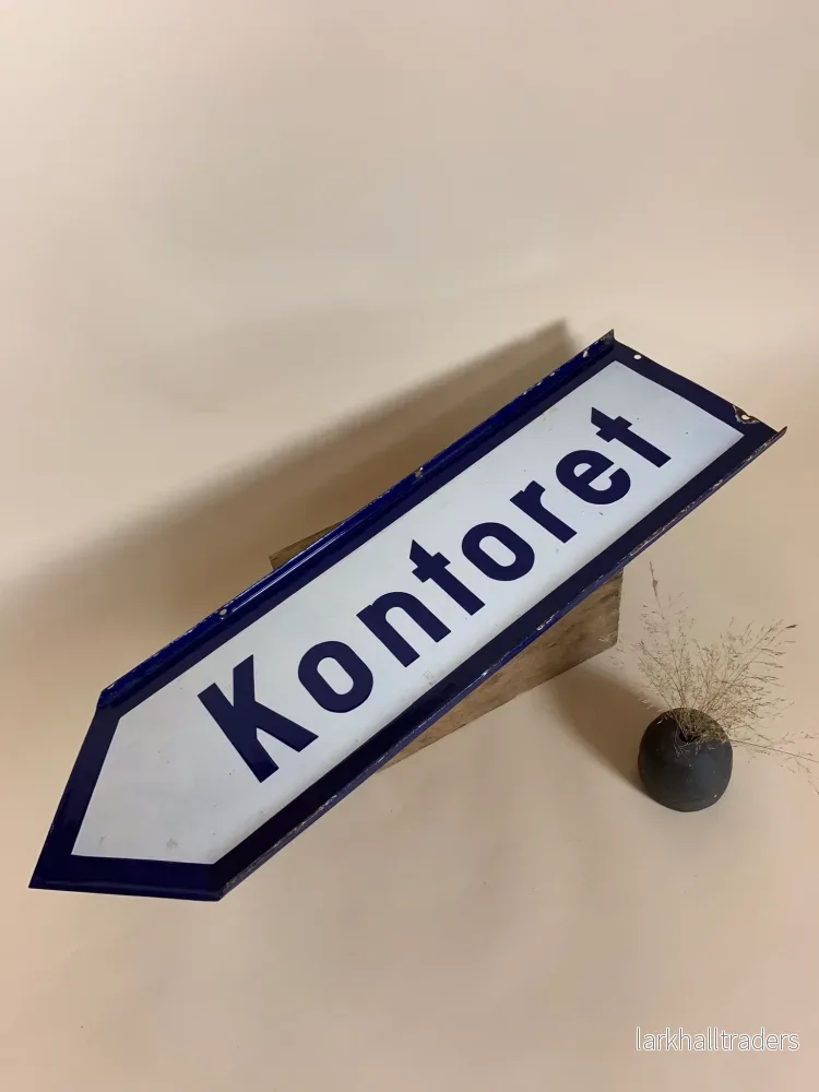 Emaljskylt - Kontoret - Bild 2