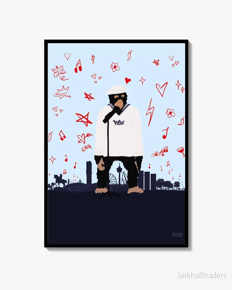 WOW Monkey Poster WOW Monkey Poster
