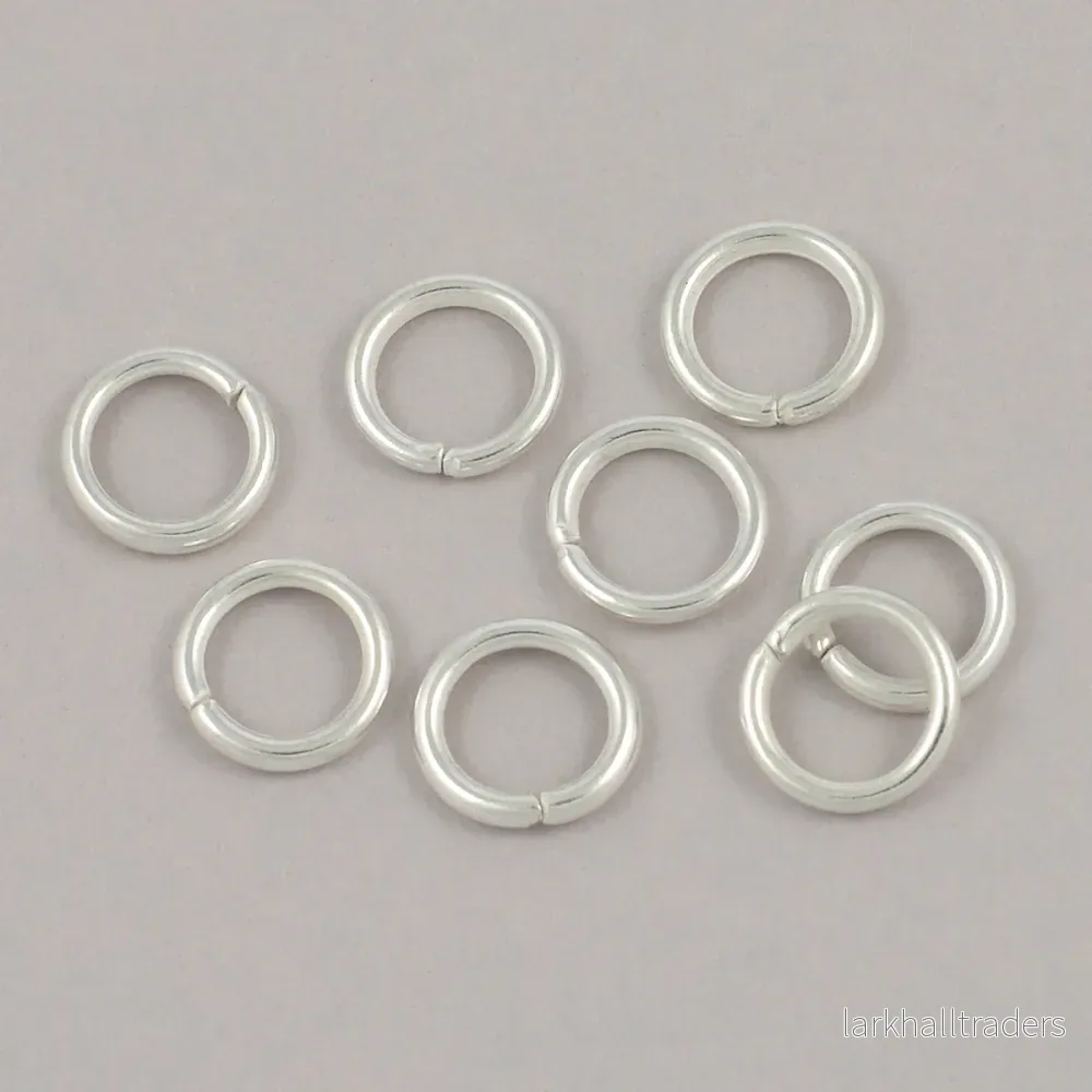 Enkla motringar, silver, 10mm Enkla motringar, silver, 10mm