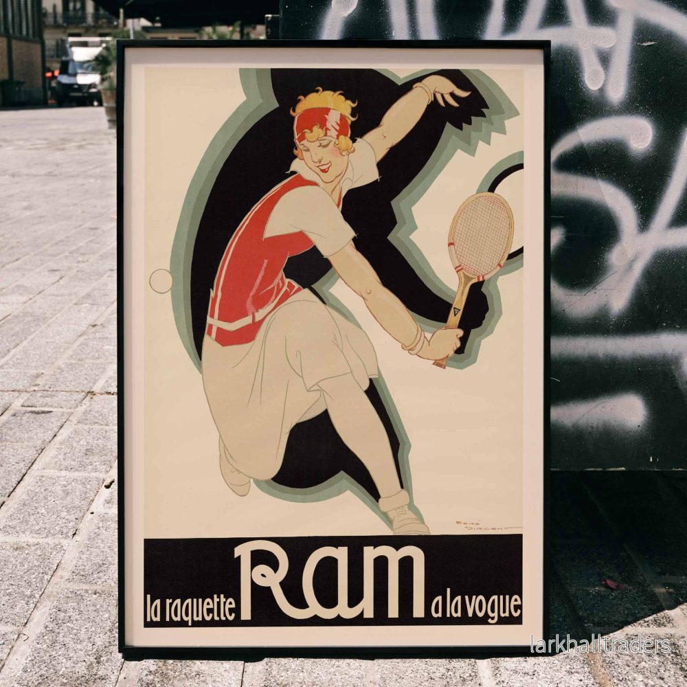 La raquette Ram a la vogue Poster - Bild 3