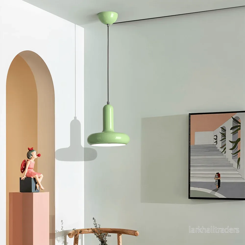 RetroPop – Färgstark Bauhaus Taklampa i Macaron-stil - Bild 3