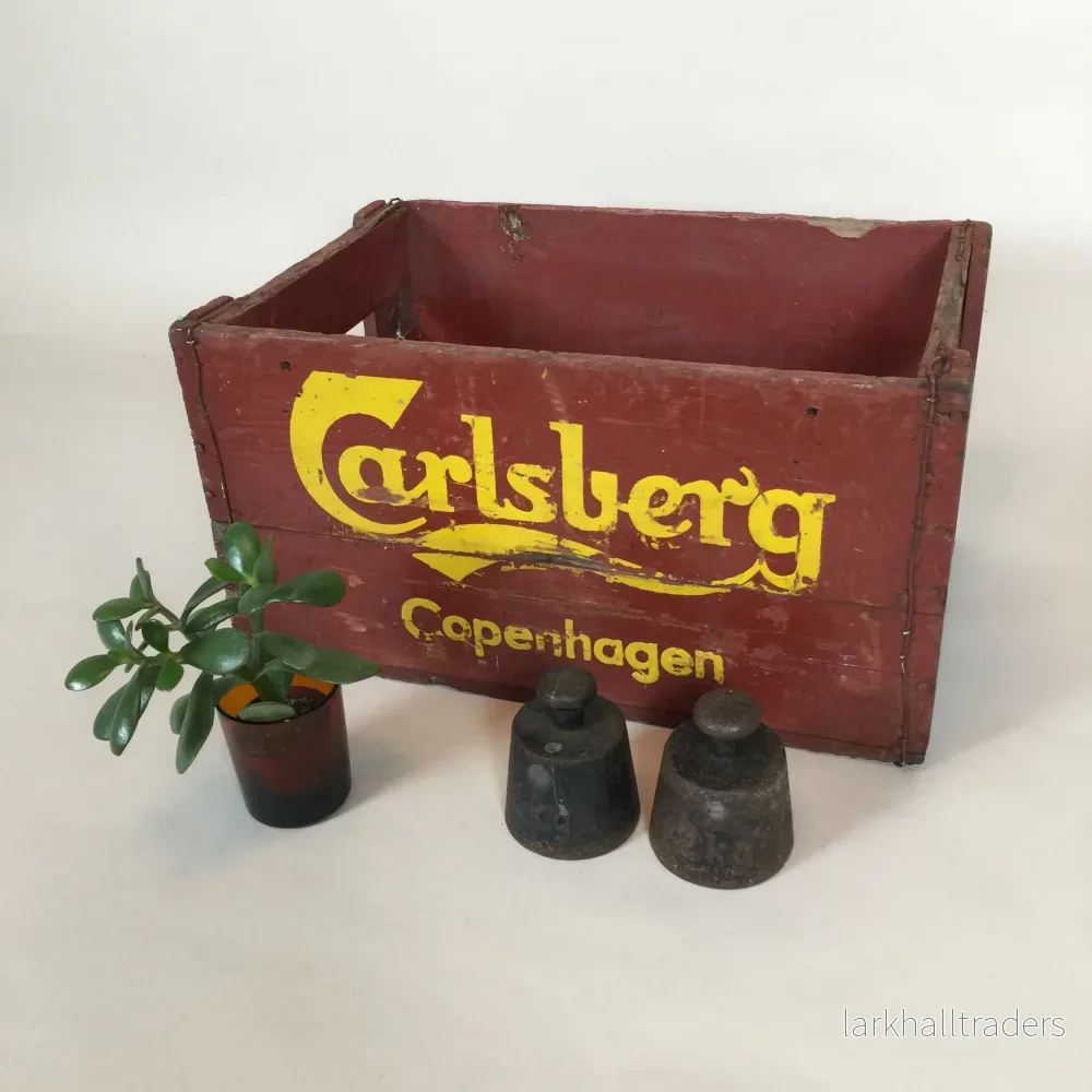 Gammal öllåda från Carlsberg Gammal öllåda från Carlsberg