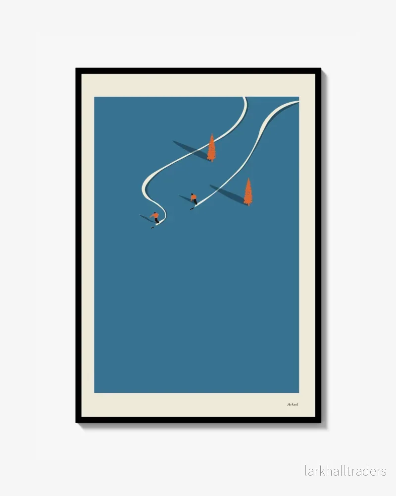 Chill ski Poster Chill ski Poster