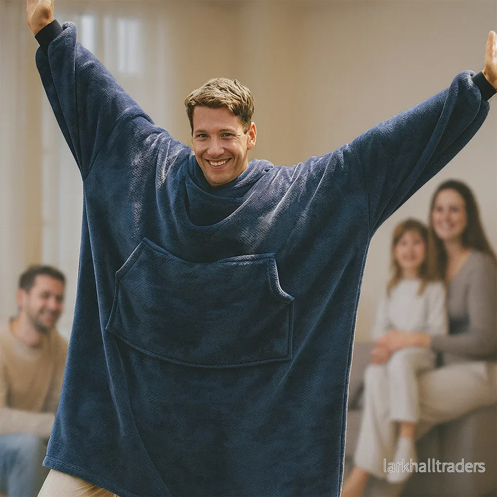 Oversized Hoodie Filt – den ultimata mysen och komforten! - Bild 3
