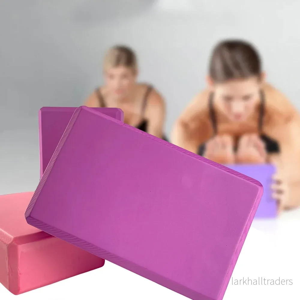 Yogablock med rundade kanter och hörn för bättre komfort Yogablock med rundade kanter och hörn för bättre komfort