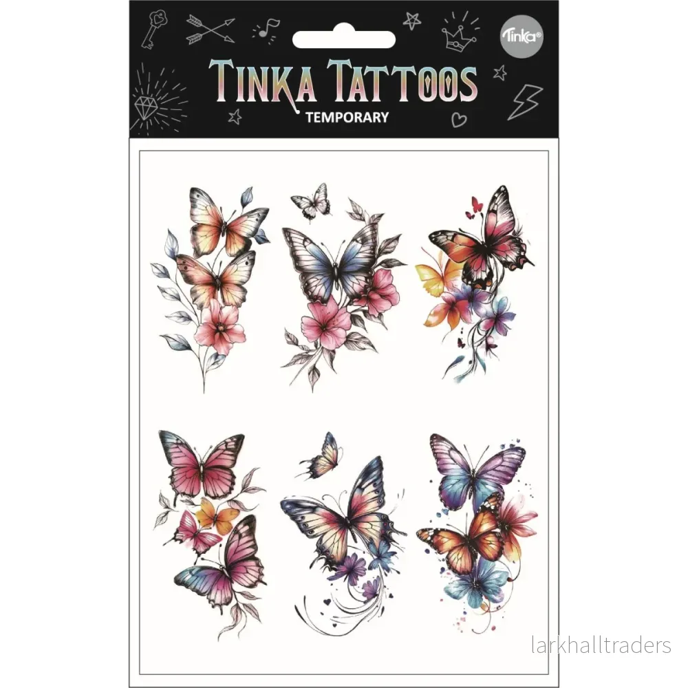 TATUERING FJÄRILAR TINKA TATTOO TATUERING FJÄRILAR TINKA TATTOO