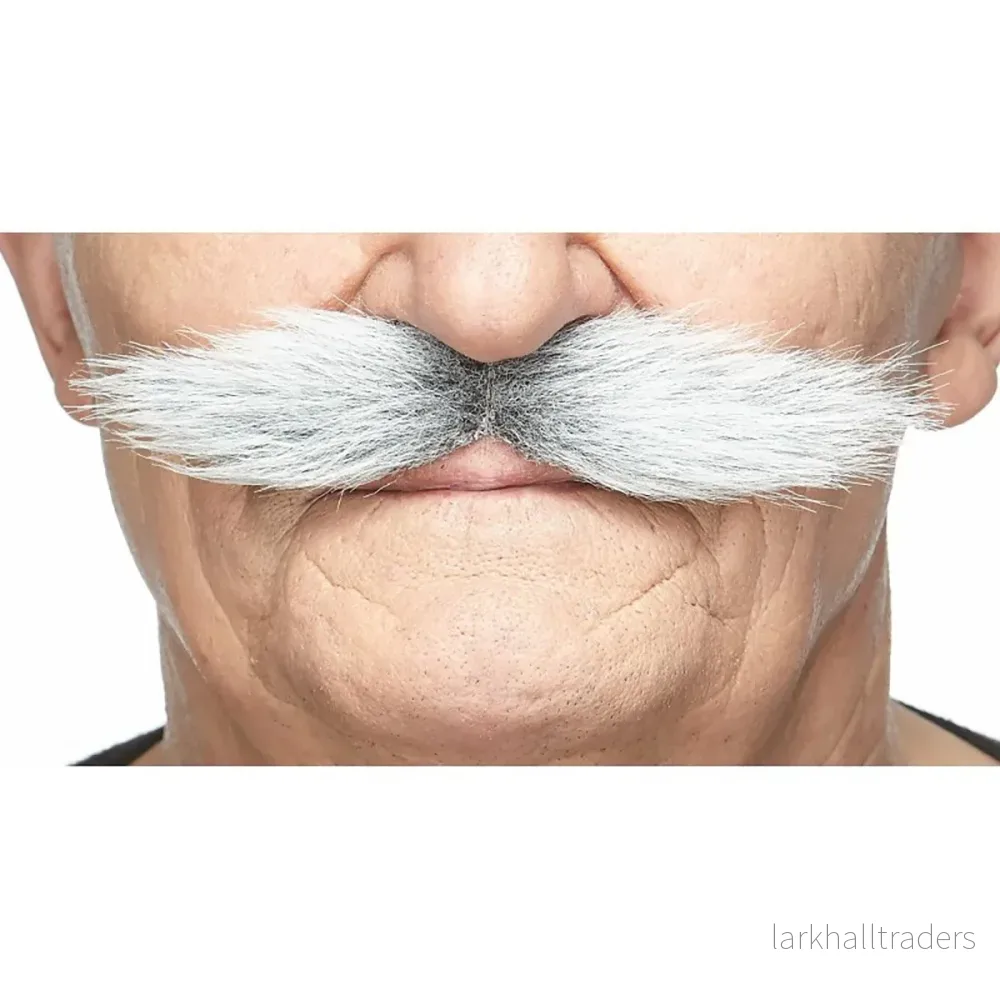 Mustasch, klondike grå/vit Mustasch, klondike grå/vit