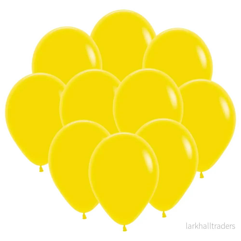 Ballonger, solgul 30 cm 10 st Ballonger, solgul 30 cm 10 st