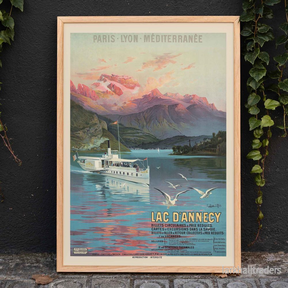 Annecysjön Poster Annecysjön Poster