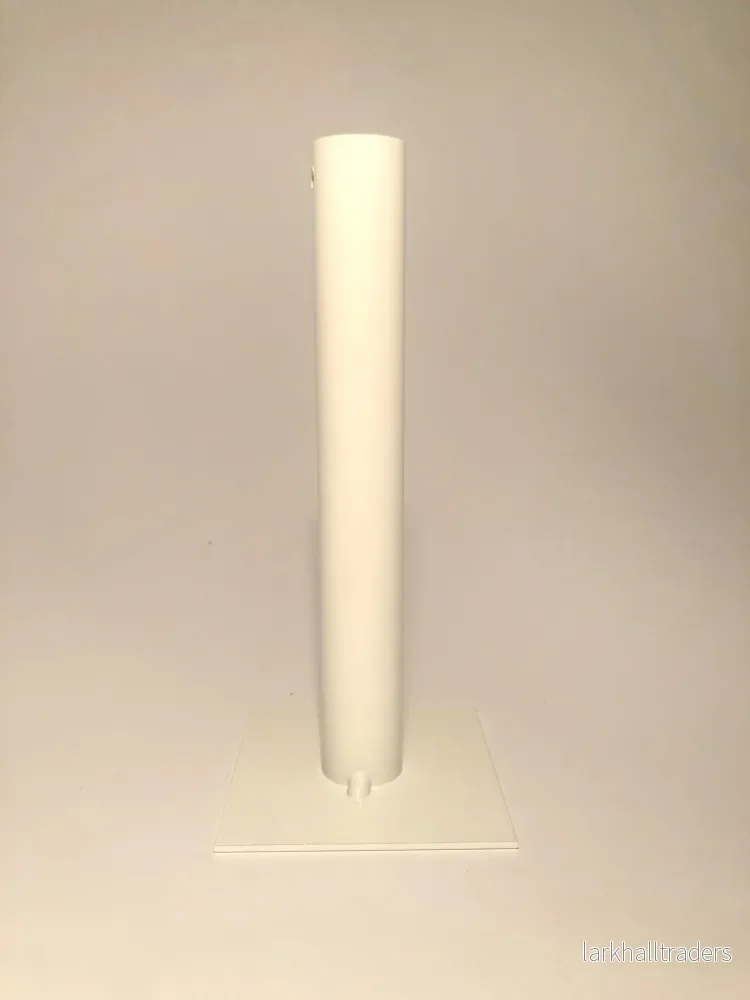 Ljusstake - enkel, stor (vit) - Bild 2