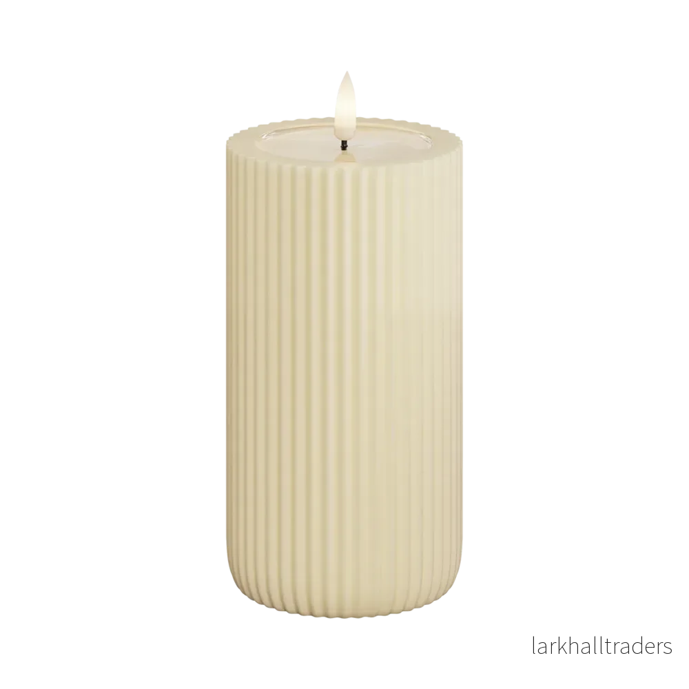 LED-blockljus Unique led blockljus stripe cream