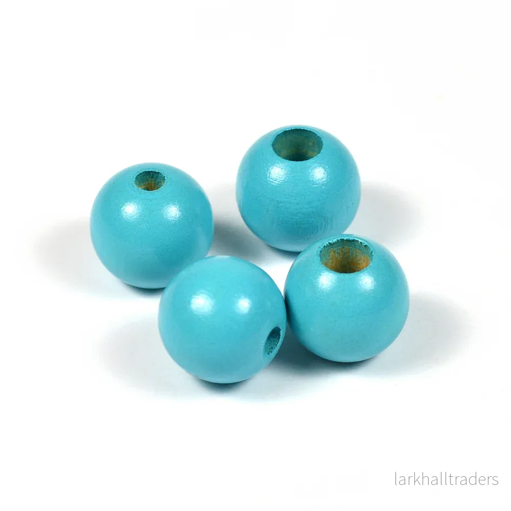 Säkerhetspärlor, 12mm, turkos, 6st Säkerhetspärlor, 12mm, turkos, 6st