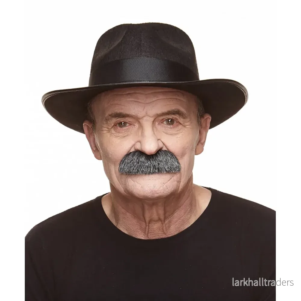 Mustasch, professor svart/vit - Bild 2