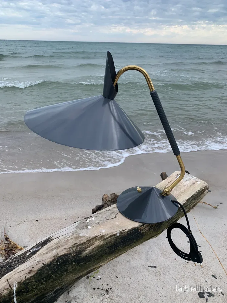 Sällsynt Hala bord/vägg vintage lampa - Bild 3