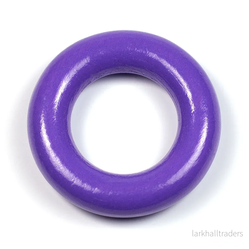 Liten träring utan hål, lila Liten träring utan hål, lila