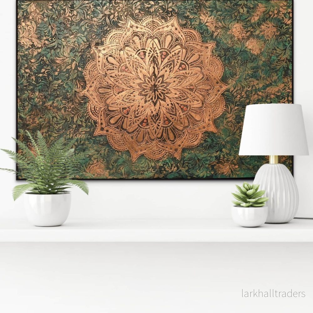 Golden mandala reverie Original - Bild 2