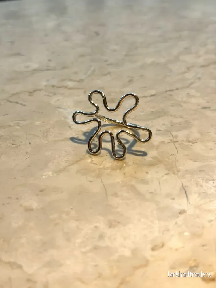 Fläckig Silverring - Bild 3