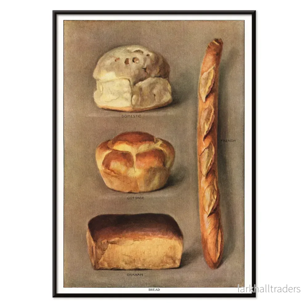 Bakade brödlimpor Poster - Bild 2